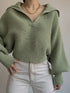 'Fable' Winged Sleeve Sweater - Celes Fashion